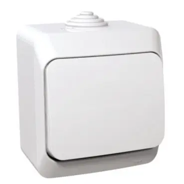 Nová Kolekce Cedar Plus IP44 - Přepínač křížový řazení 7, bílý *WDE000570 Schneider