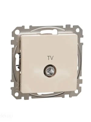 Sedna D/E - TV zásuvka průběžná 7dB, Béžová *SDD112474 Schneider Kup Teď