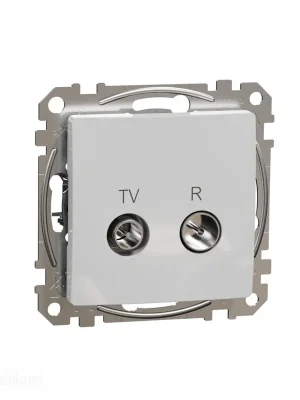 Sedna D/E - TV R zásuvka průběžná 10dB, Aluminium *SDD113478R Schneider Dokud Zásoby Vydrží