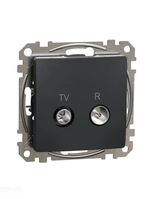 Sedna D/E - TV R zásuvka průběžná 10dB, Antracit *SDD114478R Schneider Top Prodej