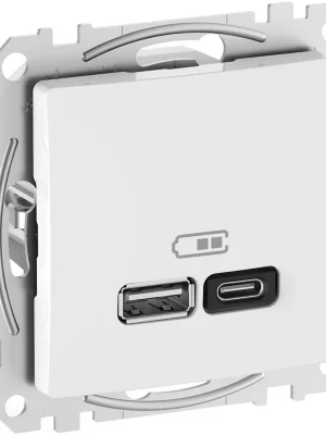 Expresní Doručení Sedna D/E - Dvojitá USB A+C rychlonabíječka 3A 45W, Bílá *SDD111404 Schneider
