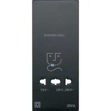Cenový Hit Merten - Kryt zásuvky pro holicí strojek, System M, Antracit *MTN213514 Schneider