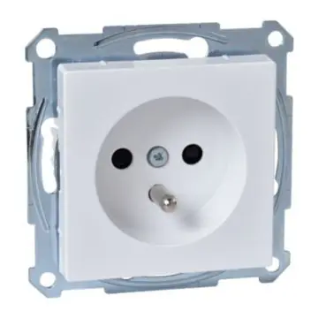Finální Výprodej Merten - Zásuvka 2P+E, 250V/16A, bezšroubová, System M, Active *MTN2500-0325 Schneider
