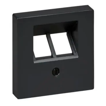 Merten - Centrální deska pro Mechanismus 2xRJ45, System M, Antracit *MTN298014 Schneider Nízká Cena