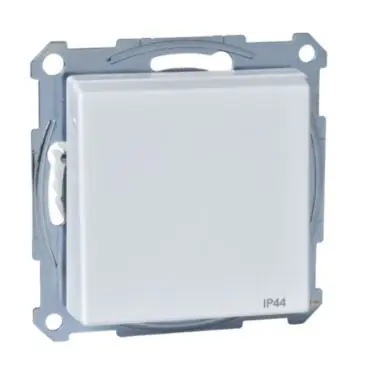Merten - Zásuvka 250V/16A SCHUKO, bezšroubová, s víčkem IP44, System M, Active *MTN2314-0325 Schneider Cenově Výhodný