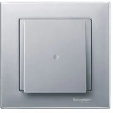 Merten - Centrální deska pro kabelový výstup, System M, Aluminium *MTN295560 Schneider Nová Kolekce