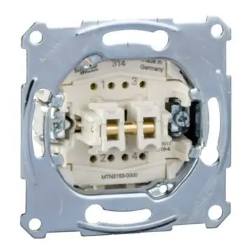 Merten - Mechanismus tlačítka dvojitého řazení 1/0+0/1, 10 A (1 spínací + 1 rozpínací kontakt) *MTN3153-0000 Schneider Výhodná Nabídka
