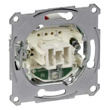 Merten - Mechanismus tlačítka pro hotelové karty s orientační kontrolkou řazení 1/0 So, 10A *MTN3760-0000 Schneider Vrácení Zdarma