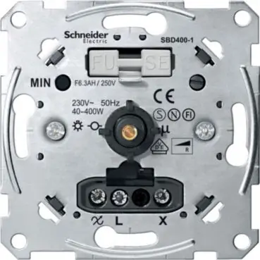 Merten - Mechanismus stmívače pro ohmickou zátěž (40-400 W) *MTN5131-0000 Schneider Akce