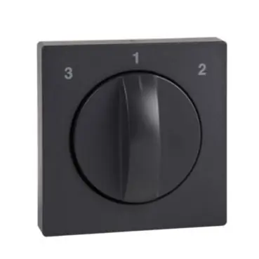 Merten - Centrální deska pro spínač ventilátoru, System M, Antracit *MTN437114 Schneider Přímo Od Výrobce