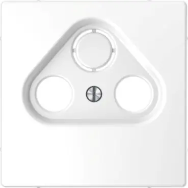 Centrální deska, Merten D-Life, pro anténní zásuvku 2/3 otvory, Lotus White *MTN4123-6035 Schneider Cenově Výhodný