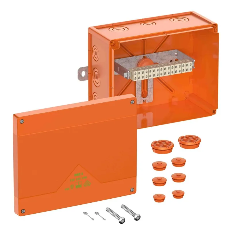 Spelsberg WKE 6 - 16 x 1,5? Rozbočovací krabice, druh krytí IP66, rázová houževnatost IK08, třída ochrany II, Ui 450V AC, Ui 450V DC, UL-EU, VDE, bez obsahu halogenů *86851601 Značkový