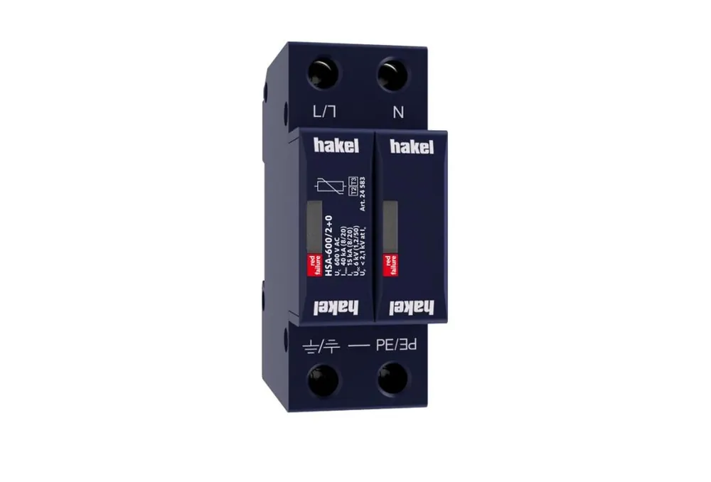 Hakel *HSA-600/2+0 ochrana před přepětím SPD typ 2+3 Sleva