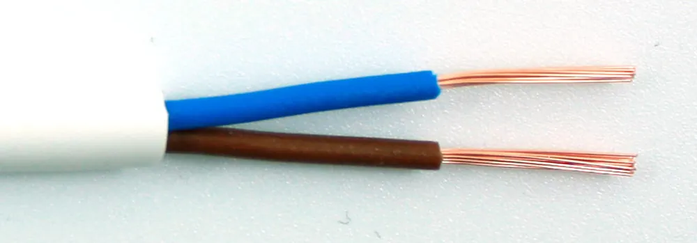 Kabel H03VV-F 2G0,5 plastový flexibilní bílý CYLY 2x0,5 Akční Cena