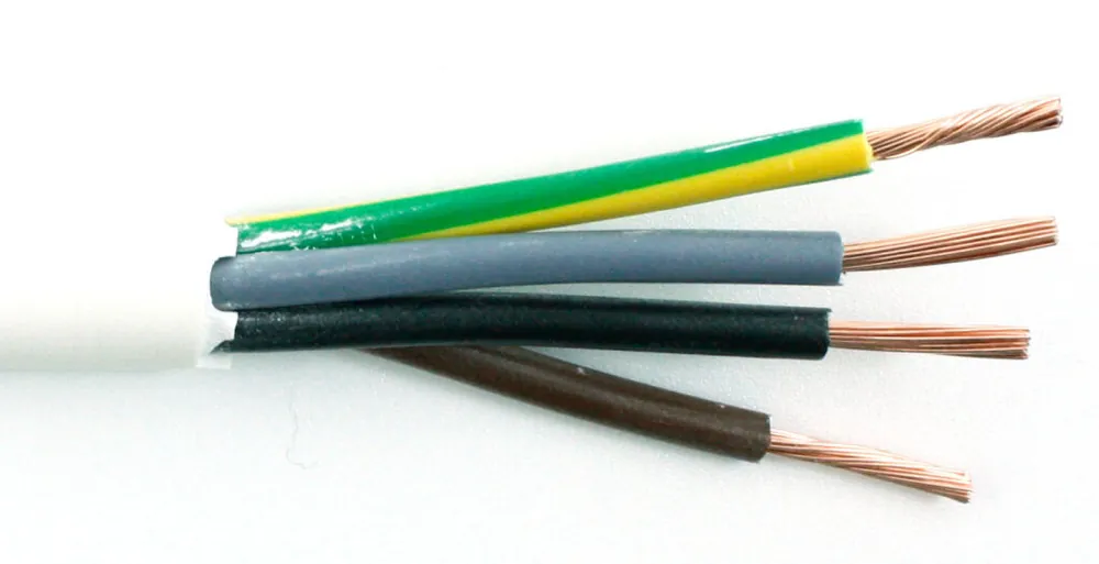 Novinka Kabel H05VV-F 4G1 plastový flexibilní bílý CYSY 4x1