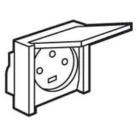 Koupit Online Zásuvka PLEXO 55 3P+T 20A 400V IP44 šedá