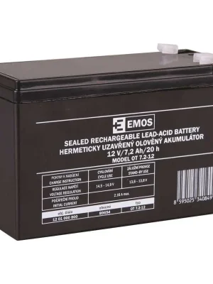 EMOS Akumulátor OT12-7,2 12V/7,2Ah Tovární Cena