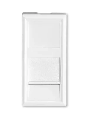 Sleva ABB Kryt PROFIL 45 136811-1 modul zásuvkový 22,5x45 bílá
