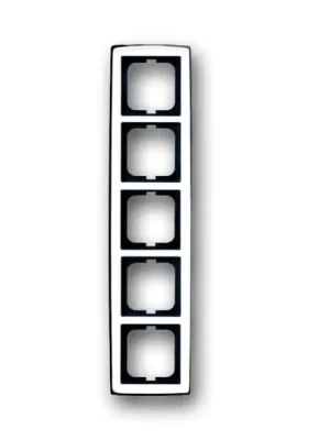 Vrácení Zdarma ABB SOLO Rámeček 2CKA001754A4330 pětinásobný, pro vodorovnou i svislou montáž, chromová lesklá
