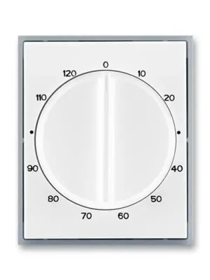 Oblíbený ABB ELEMENT Ovladač 3294E-A00160 04 regulátoru časového mechanického, bílá/ledová šedá