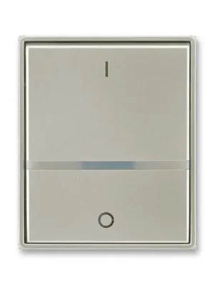 Rychlé Dodání ABB TIME Ovladač 3558E-A00655 32 spínače jednoduchý, s průzorem a potiskem (pro spín. řaz. 2S, 2), starostříbrná