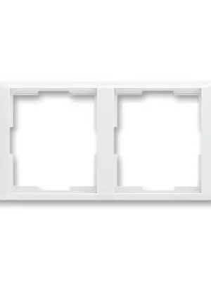 Pouze Dnes ABB ELEMENT Rámeček 3901E-A00120 03 dvojnásobný, vodorovný, bílá/bílá