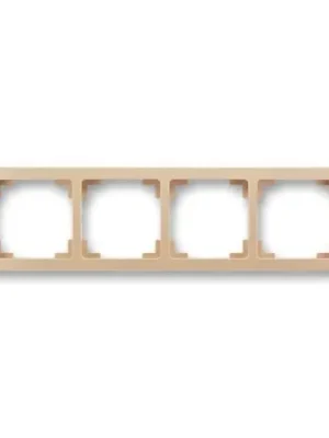 Sleva ABB SWING L Rámeček 3901J-A00040 C3 čtyřnásobný, mocca