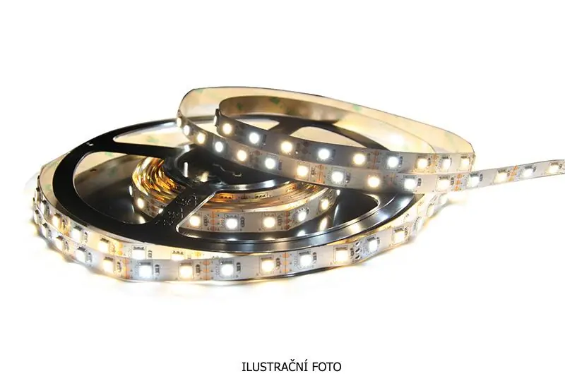 MCLED LED PÁSEK SMD3528, 9,6W/440-600LM/120LED/M, 12VDC, IP54, Š.8MM, STUD.A TEP.BÍLÁ Akční Cena