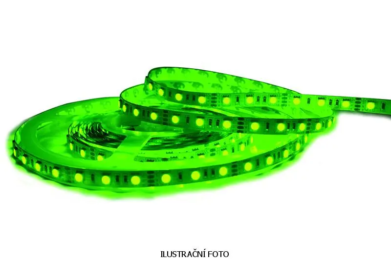 Ihned K Objednání MCLED LED PÁSEK SMD5050, 14,4W/720LM/60LED/M, 12VDC, IP20, Š.10MM, ZELENÁ