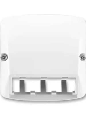 Must-Have ABB Kryt TANGO 5014A-A00410 B pro přístroj šikmého osvětlení s LED nebo pro prvky Panduit Mini-Com, bílá