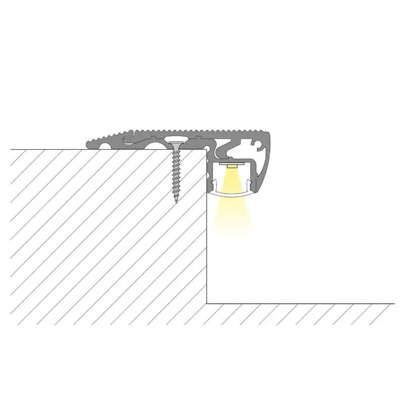 MCLED PROFIL AL NÁŠLAPNÝ BQ,59X22MM ČERNÁ BARVA MLÉČNÝ DIFUZOR KOMPLET 2M ML-761.074.02.2 Super Cena