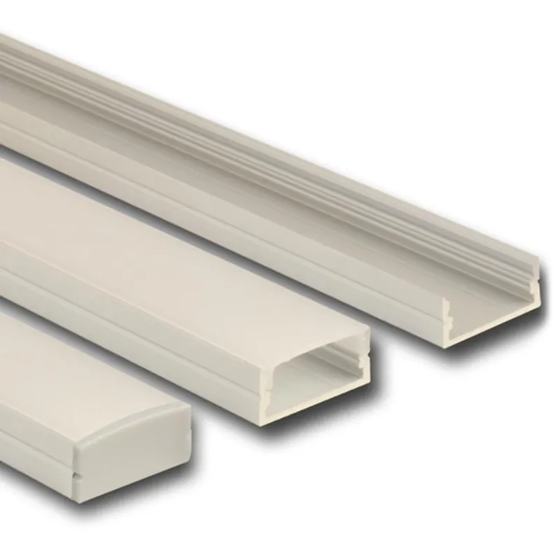 MCLED PROFIL AL PŘIS., PMMA MLÉČNÝ DIFUZOR, 24X10MM, D=2M, KOMPLET ML-761.008.43.2 Finální Výprodej