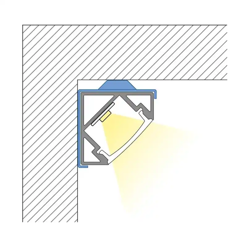 Ihned K Objednání MCLED PROFIL AL PŘIS. ROHOVÝ RT2 18X18MM ČIRÝ DIFUZOR 2M ML-761.055.74.2