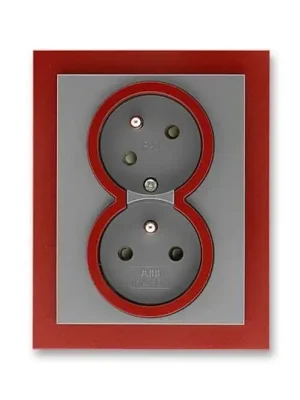 Zlevněný ABB Dvojzásuvka NEO 5513M-C02357 71