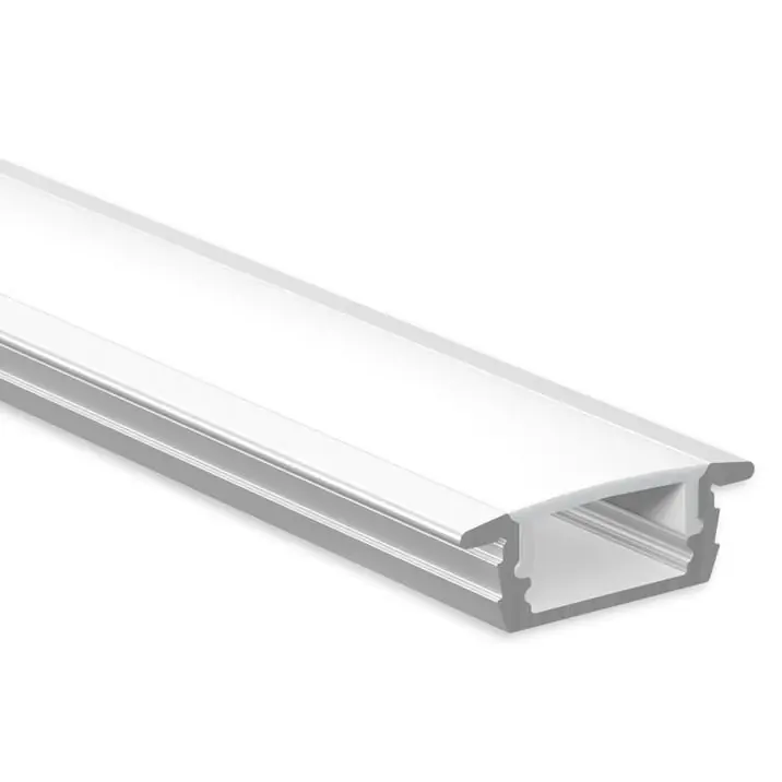 MCLED PROFIL VESTAVNÝ HLINÍKOVÝ VP, 23X8 MM VČETNĚ MLÉČNÉHO DIFUZORU 2M ML-761.372.43.2 Speciální Cena
