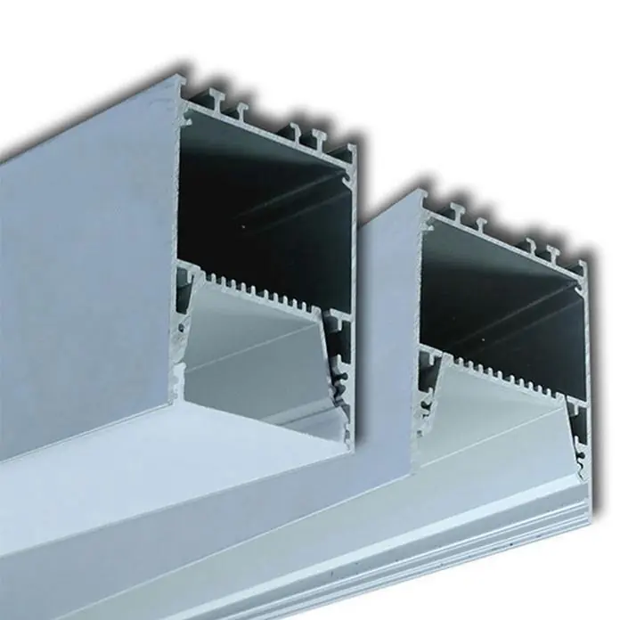 Top Prodej MCLED PROFIL ZT ZÁVĚSNÝ HLINÍKOVÝ 55X70MM MATNÝ DIFUZOR KOMPLET 2M ML-761.091.02.2