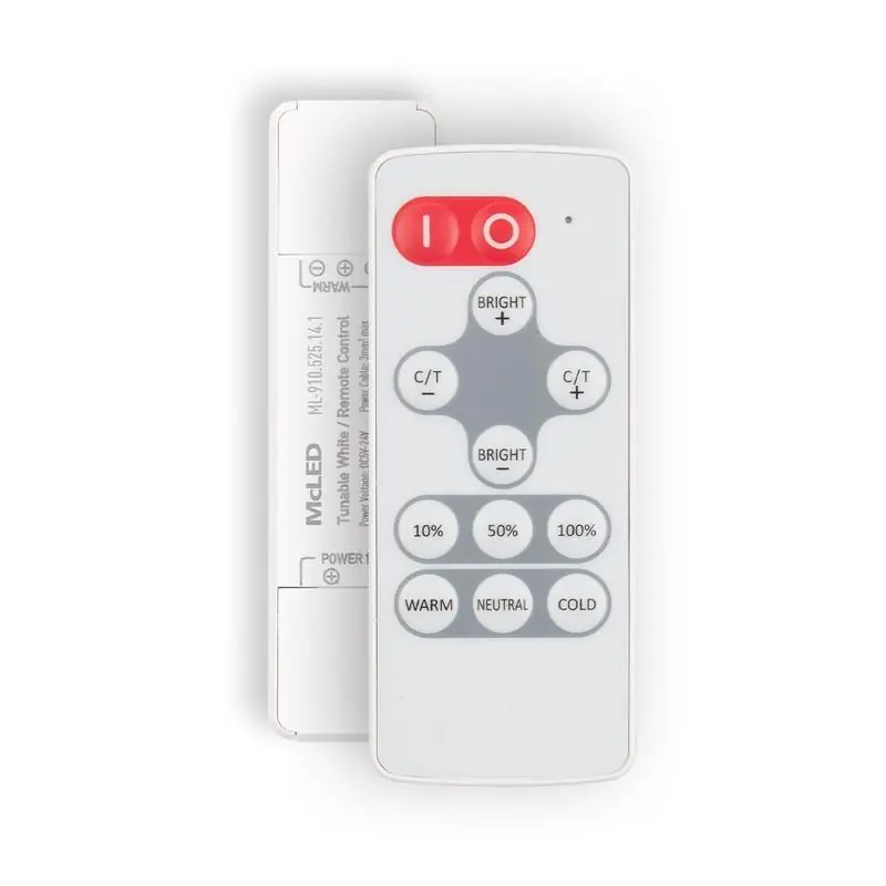 MCLED SADA RF NANO PRO DUAL WHITE LED PÁSKY 1 ZÓNA OVLADAČ + PŘIJÍMAČ MAX. 10A BÍLÝ IP20 ML-910.525.14.1 Koupit Online