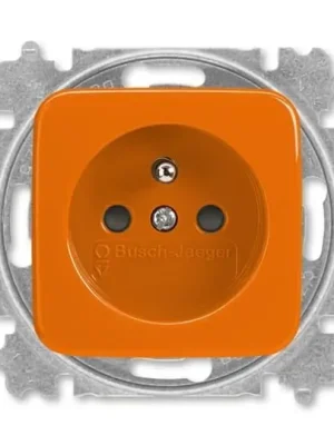 Speciální Cena ABB Zásuvka 5519B-A02357 P,jednonásobná chráněná, s clonkami, bezšroubová,oranžová
