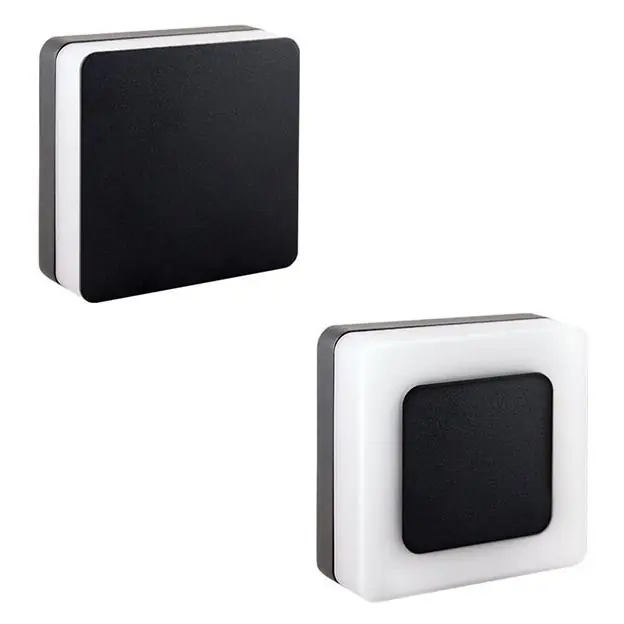 MCLED SVÍTIDLO LED DRACO S 9W 562LM 3000K IP65 NÁST. HRAN. PRŮM. 145X145MM ČERNÁ Akce