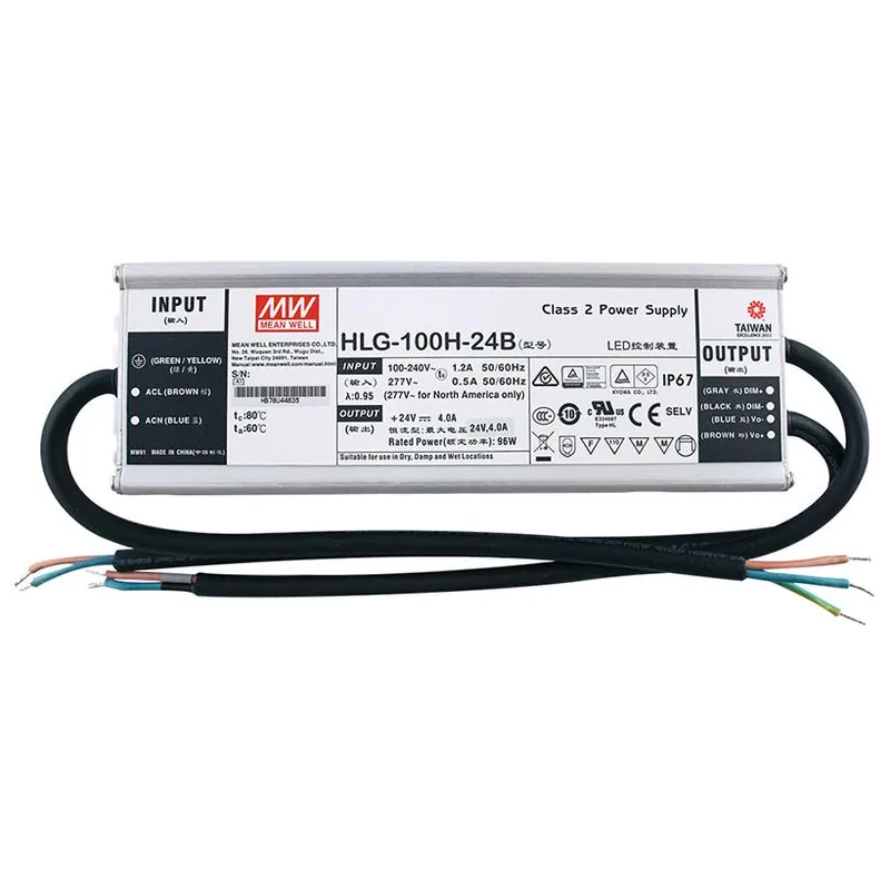 Super Cena MCLED ZDROJ NAPÁJ. 100W DC24V/4A IP67 HLG-100H-24B ML-732.215.58.1