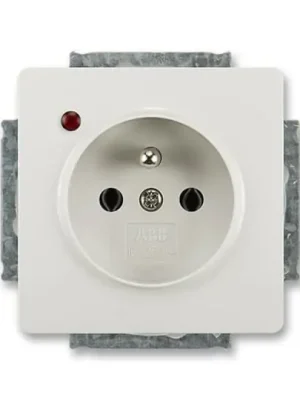 Speciální Cena ABB SWING Zásuvka 5598G-A02349 S1 jednonásobná, s ochranou před přepětím, světle šedá