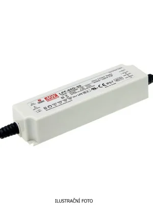 Aktuální MEAN WELL ZDROJ PRO LED LPF-60D-12 60W VSTUP 90-305V AC, 127-431V DC VÝSTUP 12V 0-5.0A 90550