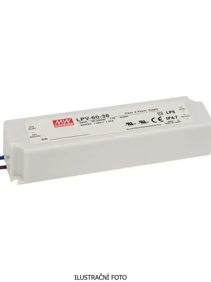 Akce Napájecí zdroj pro LED MEAN WELL LPV-60-12 60W 12VDC IP67 11602