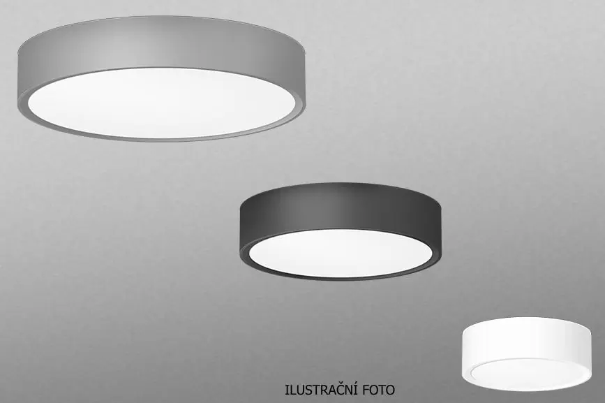 MIVVY LIGHTING SVÍTIDLO LED LYR21HEL17W3KG LYRA GREY PŘIS. KULATÉ 17W 3000K HELVAR 210X50MM Odeslání Ihned