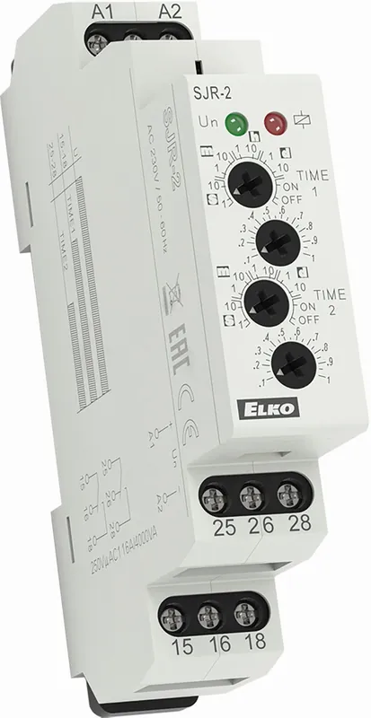 Dokud Zásoby Vydrží ELKO EP Jednotka SJR-2 UNI AC/DC 12-240V