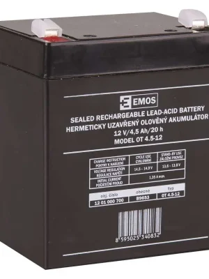 EMOS Akumulátor GT12-4,5 12V/4,5Ah Nízká Cena