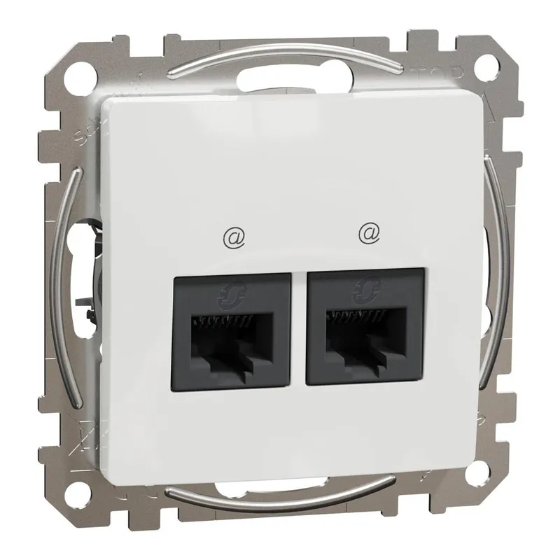 SDD111462 Sedna D/E - Datová zásuvka 2xRJ45 kat. 6 UTP, Bílá Oblíbený