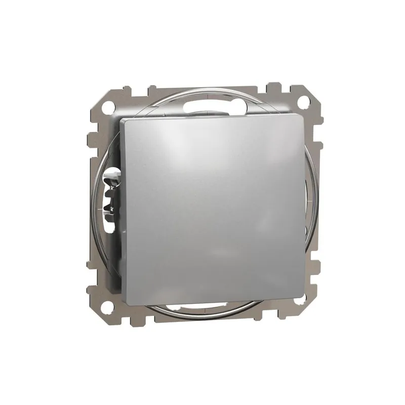 Vrácení Zdarma SDD113111 Sedna D/E - Tlačítko 1/0, Aluminium
