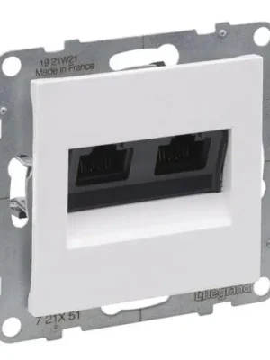 Must-Have 721151 SUNO BÍLÁ 2XRJ45 CAT5E UTP LCS