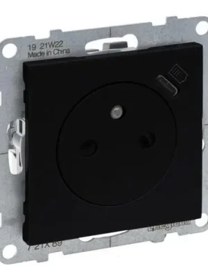 Akce 721489 SUNO ČERNÁ ZÁSUVKA 2P+T USB-C